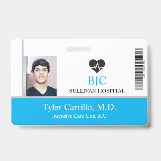 Tarjeta De Identificación Identificación de empleado de hospital/atención mé