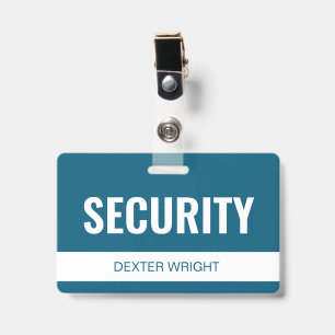 Tarjeta De Identificación Identificación de empleado de seguridad del hotel