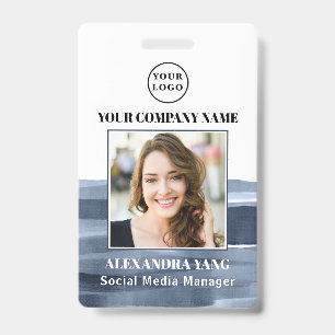 Tarjeta De Identificación Identificación de empresa personalizada para emple