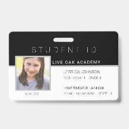 Tarjeta De Identificación Identificación de estudiante de educación en casa