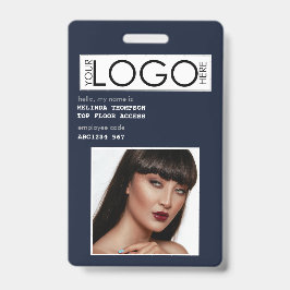 Tarjeta De Identificación Identificación de la empresa de foto de ID de empl