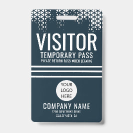 Tarjeta De Identificación Identificación de pase de visitante de la empresa 