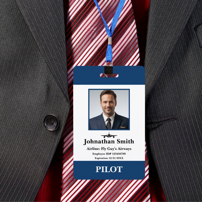 Tarjeta De Identificación Identificación de seguridad de la compañía aérea P (Subido por el creador)