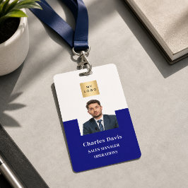 Tarjeta De Identificación identificación de seguridad de la empresa de foto 