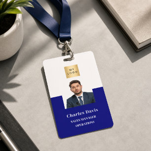 Tarjeta De Identificación identificación de seguridad de la empresa de foto