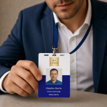 identificación de seguridad de la empresa de foto