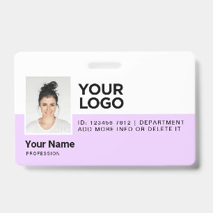 Tarjeta De Identificación Identificación de seguridad moderna personalizada 