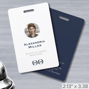 Tarjeta De Identificación Identificación fotográfica del personal del logoti