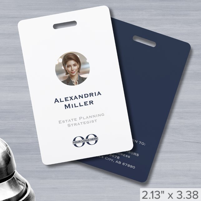 Tarjeta De Identificación Identificación fotográfica del personal del logoti (Subido por el creador)