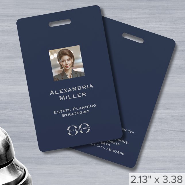 Tarjeta De Identificación Identificación fotográfica del personal del logoti (Subido por el creador)