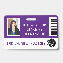 Tarjeta De Identificación Identificación fotográfica escolar o empresarial I