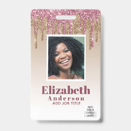 Tarjeta De Identificación IDENTIFICACIÓN FOTOGRÁFICA - Pase VIP de Empleado