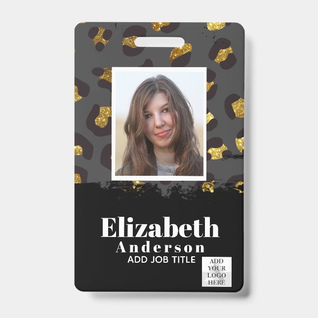 Tarjeta De Identificación IDENTIFICACIÓN FOTOGRÁFICA - Pase VIP de Empleado  (Parte frontal)