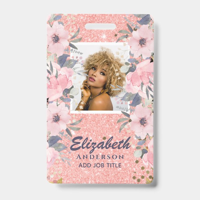 Tarjeta De Identificación IDENTIFICACIÓN FOTOGRÁFICA - Pase VIP de Empleado  (Parte frontal)