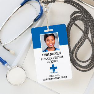 Tarjeta De Identificación Identificación fotográfica personalizada con logot