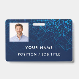 Tarjeta De Identificación Identificación fotográfica profesional de tecnolog