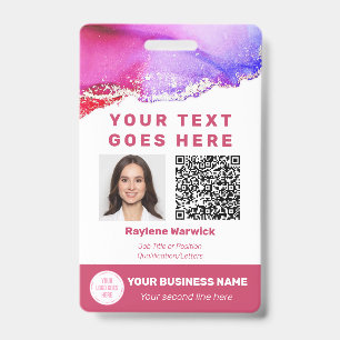 Tarjeta De Identificación Identificación fotográfica Vacunación Código de ba