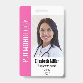 Tarjeta De Identificación Identificación médica de empleado del hospital ros