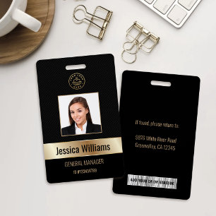 Tarjeta De Identificación Identificación personalizada de empleado corporati