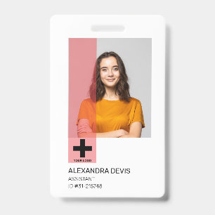 Tarjeta De Identificación Identificación personalizada profesional de emplea