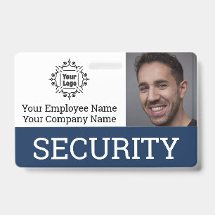 Tarjeta De Identificación Identificación profesional de guardia de seguridad