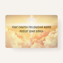 Tarjeta De Identificación Iglesia de la Nube Celestial Cristiana