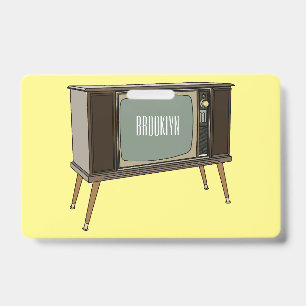 Tarjeta De Identificación Ilustración de dibujos animados de televisión