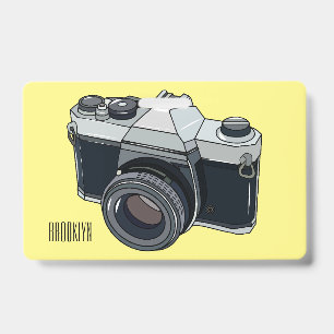 Tarjeta De Identificación Ilustracion de personalizado de cámara de cine