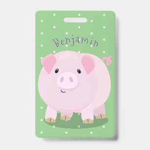 Tarjeta De Identificación Ilustracion de personalizado de costillar de cacer