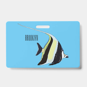 Tarjeta De Identificación Ilustracion de personalizado de peces moro