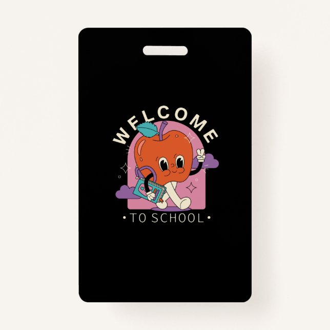 Tarjeta De Identificación ilustracion de personalizado-posescolar-tradiciona (Anverso)