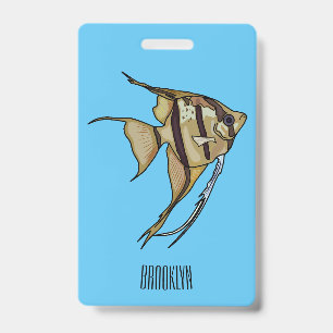 Tarjeta De Identificación Ilustracion personalizado de Angelfish