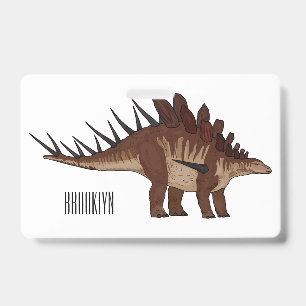 Tarjeta De Identificación Ilustracion personalizado de Kentrosaurus