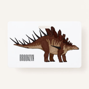 Tarjeta De Identificación Ilustracion personalizado de Kentrosaurus