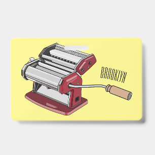 Tarjeta De Identificación Ilustracion personalizado fabricante de pasta