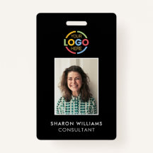 Imagen de empleado Minimalista negro moderno y ele