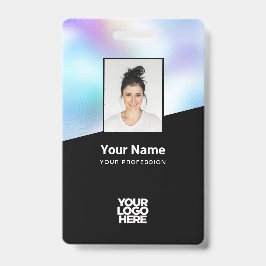 Tarjeta De Identificación Imagen de fondo del Personalizado Nombre del logot