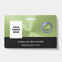 Imagen de logotipo de negocios verde negro