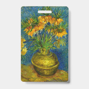 Tarjeta De Identificación Imperiales Fritillarias de Van Gogh