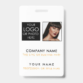 Tarjeta De Identificación Impresión de insignia de identificación personaliz