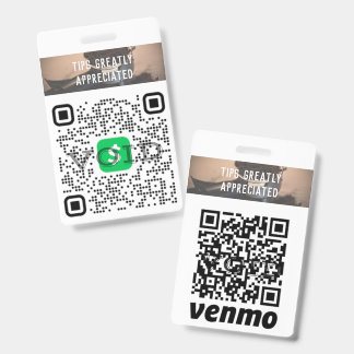 Tarjeta De Identificación Incendiable Insignia De Código QR Personalizada