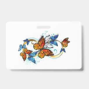 Tarjeta De Identificación Infinidad de Mariposas Monarca