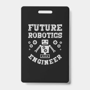 Tarjeta De Identificación Ingeniero de robótica futuro Ingeniería de robots
