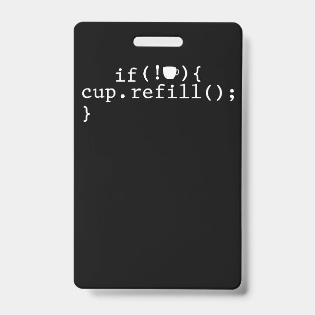 Tarjeta De Identificación Ingeniero de Software de Codificación Inteligente  (Parte frontal)