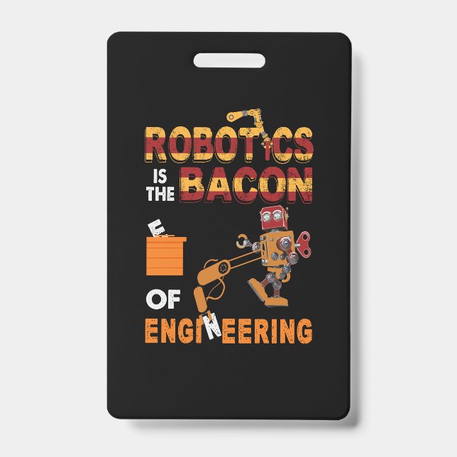 Tarjeta De Identificación Ingeniero Robótica De Ingeniería (Parte frontal)