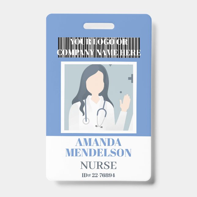 Tarjeta De Identificación Insignia (Front)