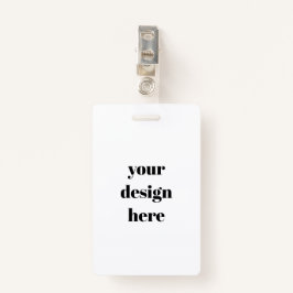 Tarjeta De Identificación Insignia