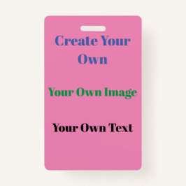 Tarjeta De Identificación insignia