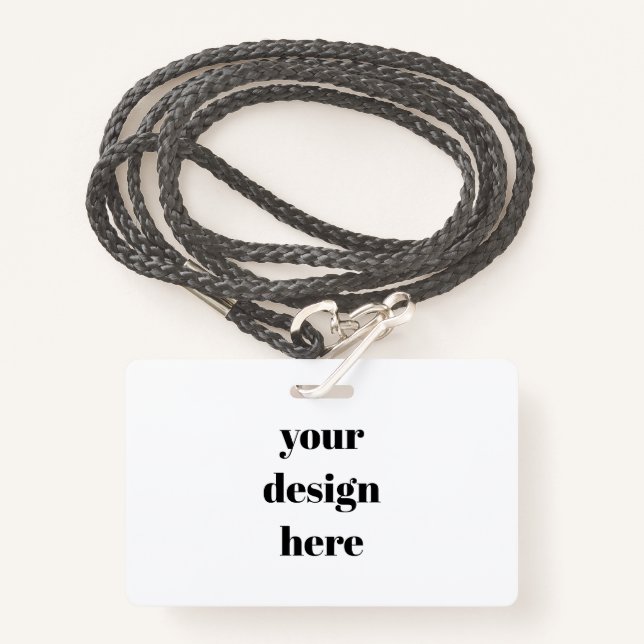 Tarjeta De Identificación Insignia (Anverso son cordón)