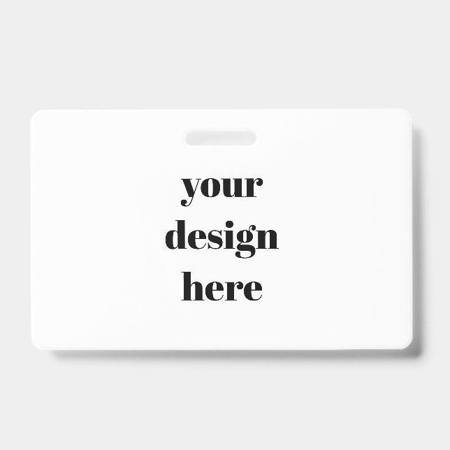 Tarjeta De Identificación Insignia (Parte frontal)